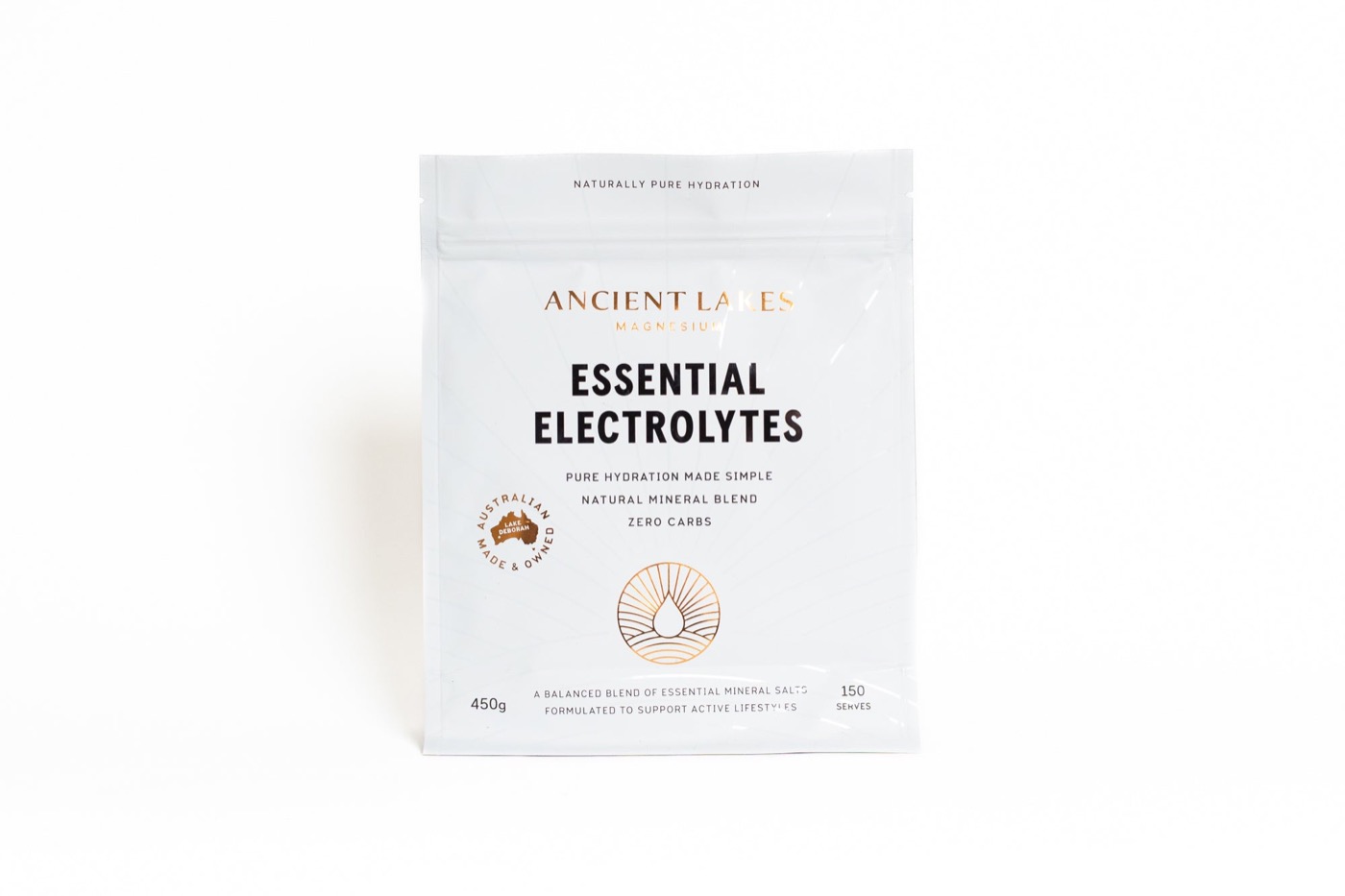 Ancient Lakes Essential Electrolytes 450 gram pouch